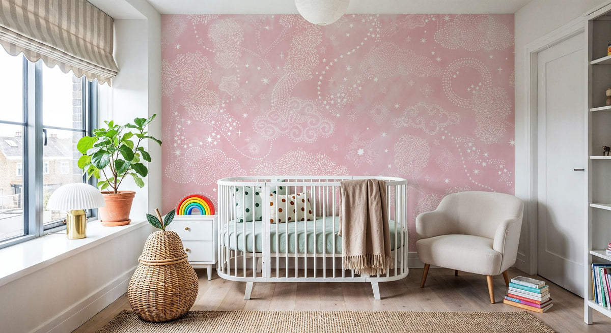 Moonlit Sky, Ballet Slippers Mural Wallpaper - room preview 04