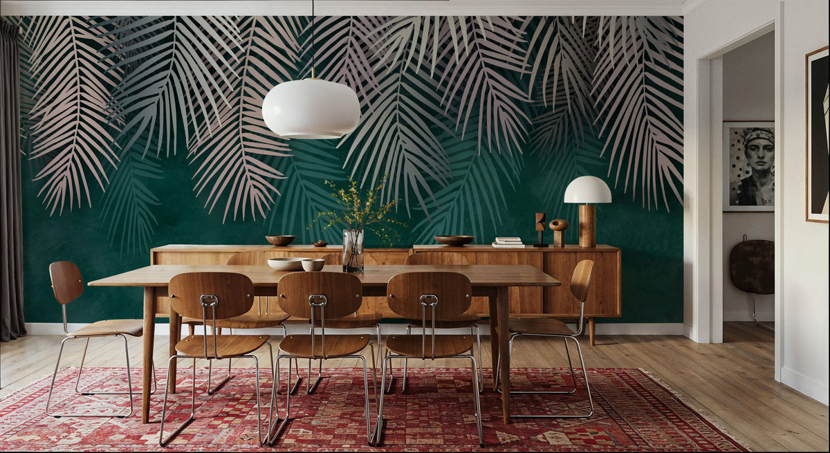 Palms Up Ahead Mural Wallpaper - room preview 04