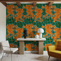 Otomi Cool Tigers, Bright Mural Wallpaper - room preview 04