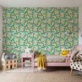 Rainbow Twirls Mural Wallpaper - room preview 04
