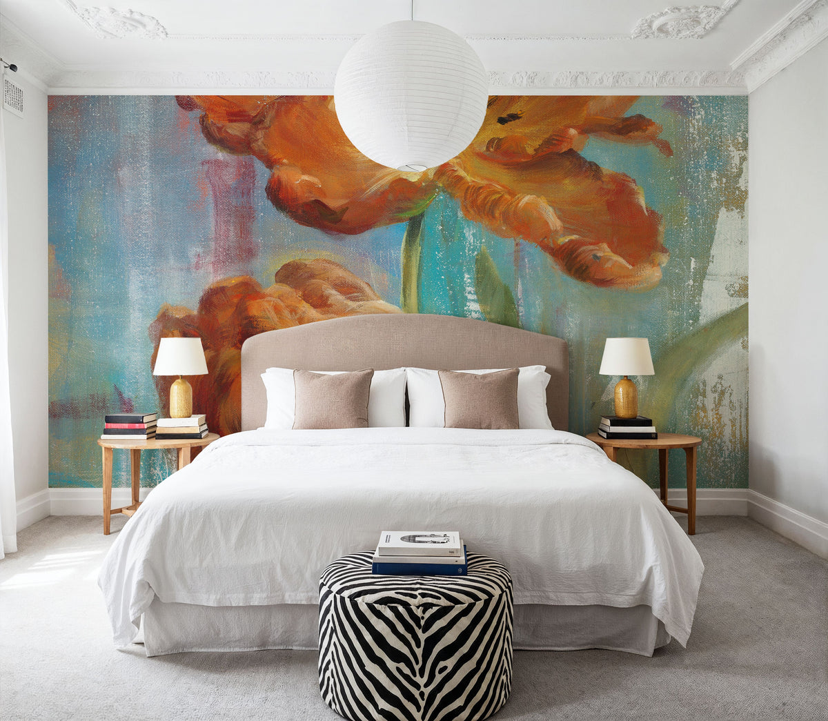 Parrot Tulips II Mural Wallpaper - room preview 04