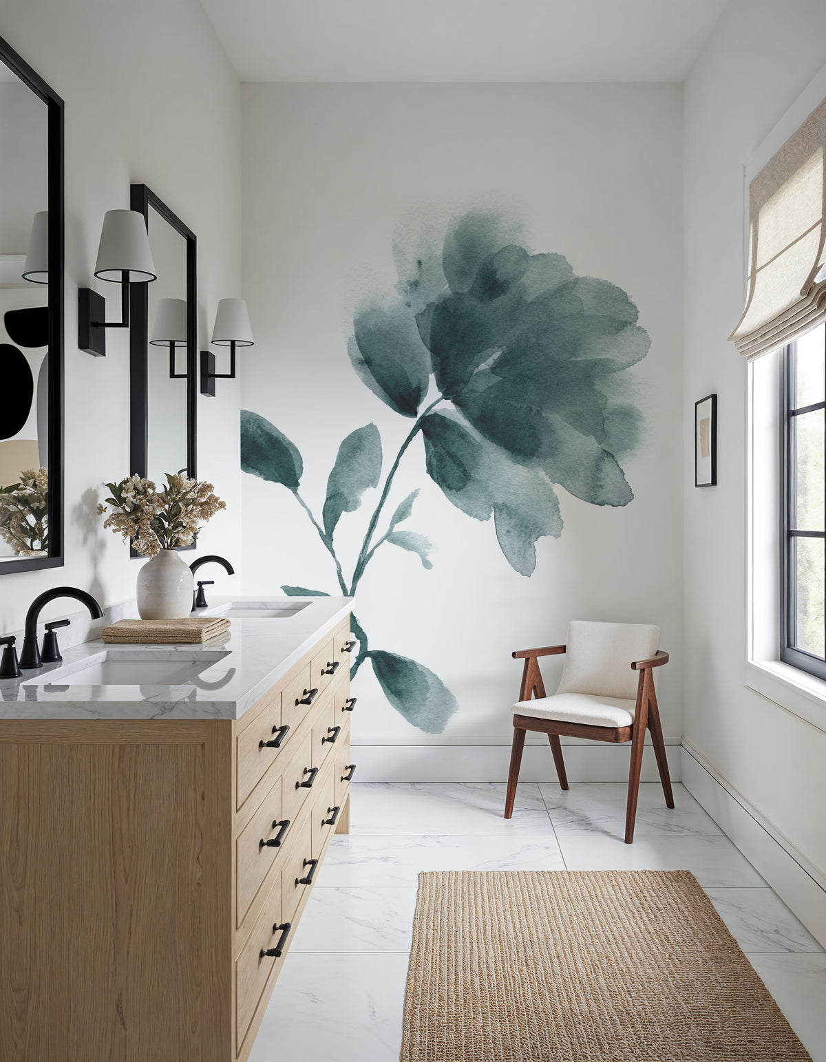 Tranquil Blossom II Mural Wallpaper - room preview 04