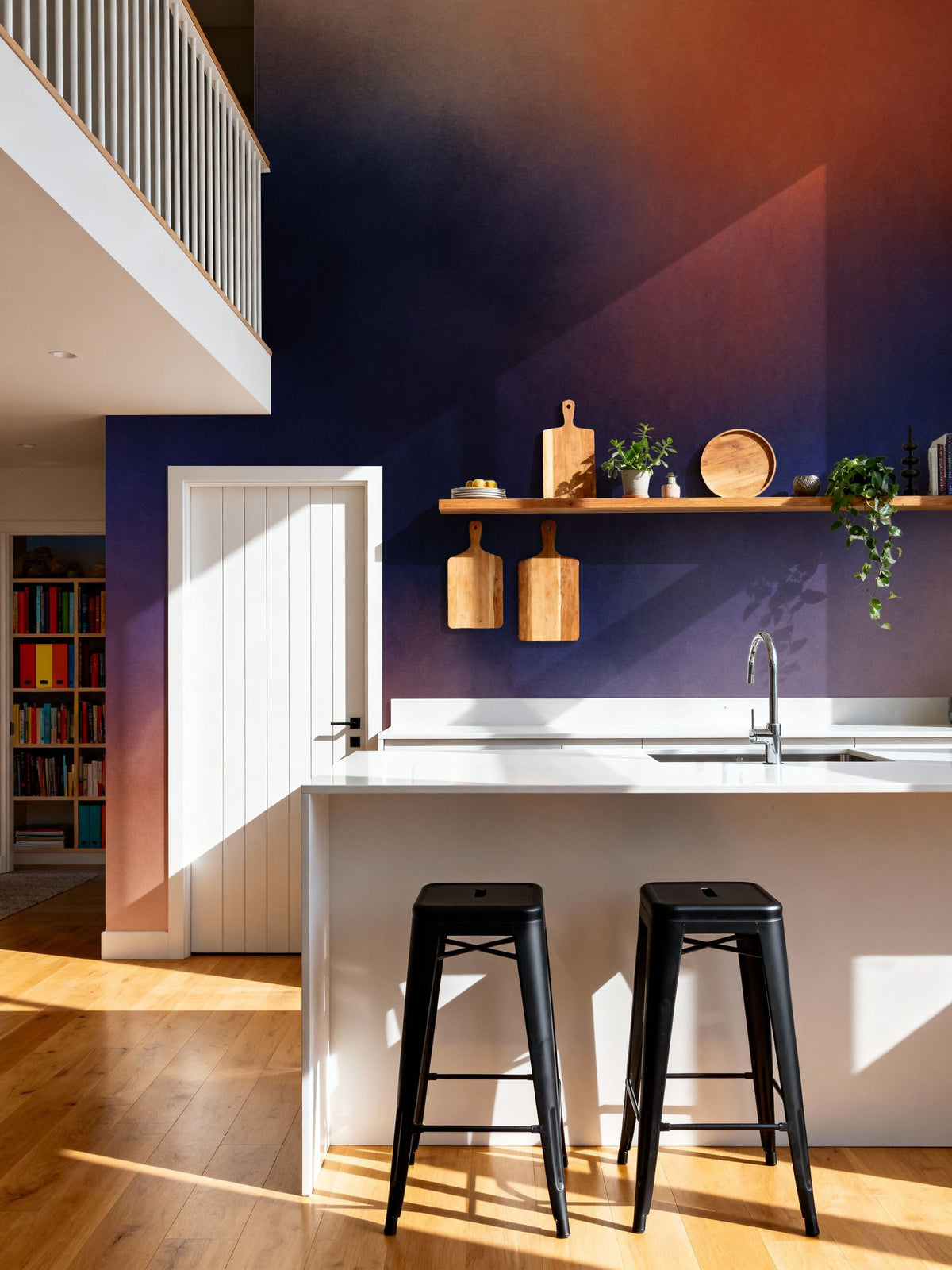 Blurry Horizon Mural Wallpaper - room preview 04
