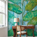 Lively Leaves Mural Wallpaper - room preview 04