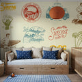 Surf Club Mural Wallpaper - room preview 04