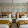 Kaleido Coral Mural Wallpaper - room preview 04