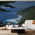 Coastal Overlook Mural Wallpaper - room preview 04