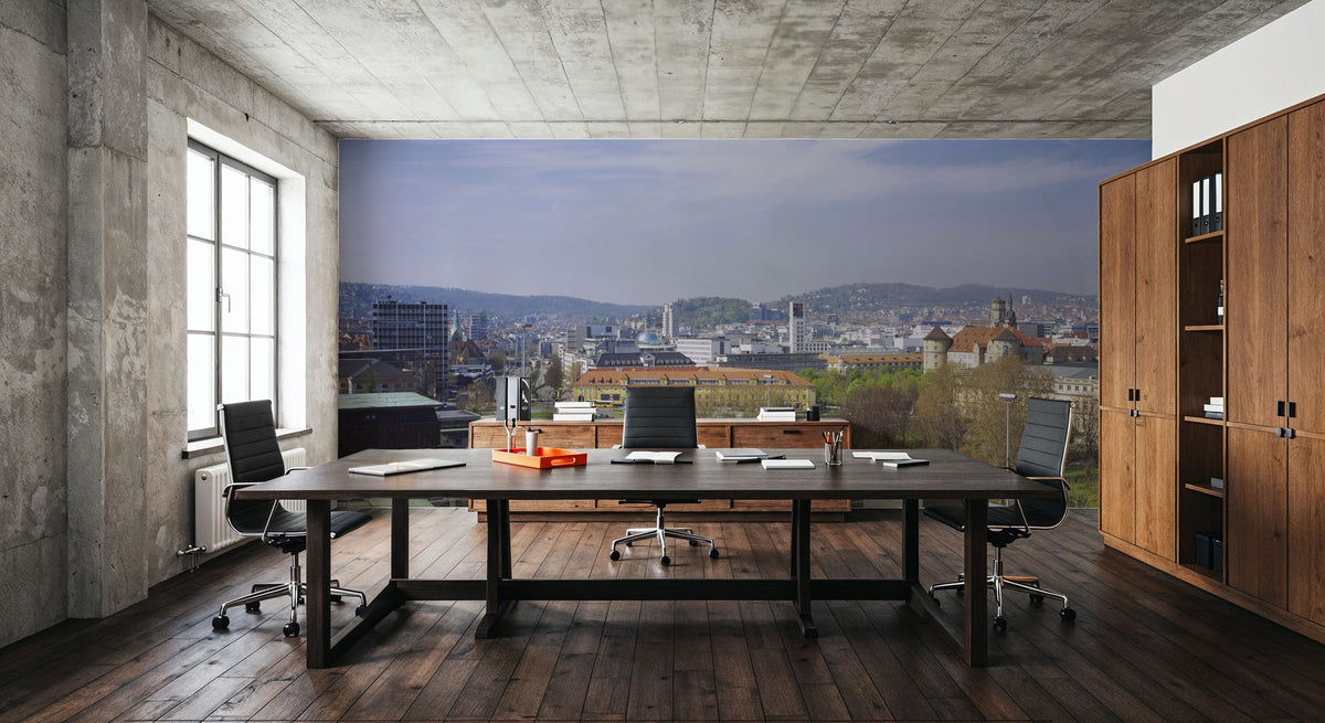 Metropolitan Horizon Mural Wallpaper - room preview 04