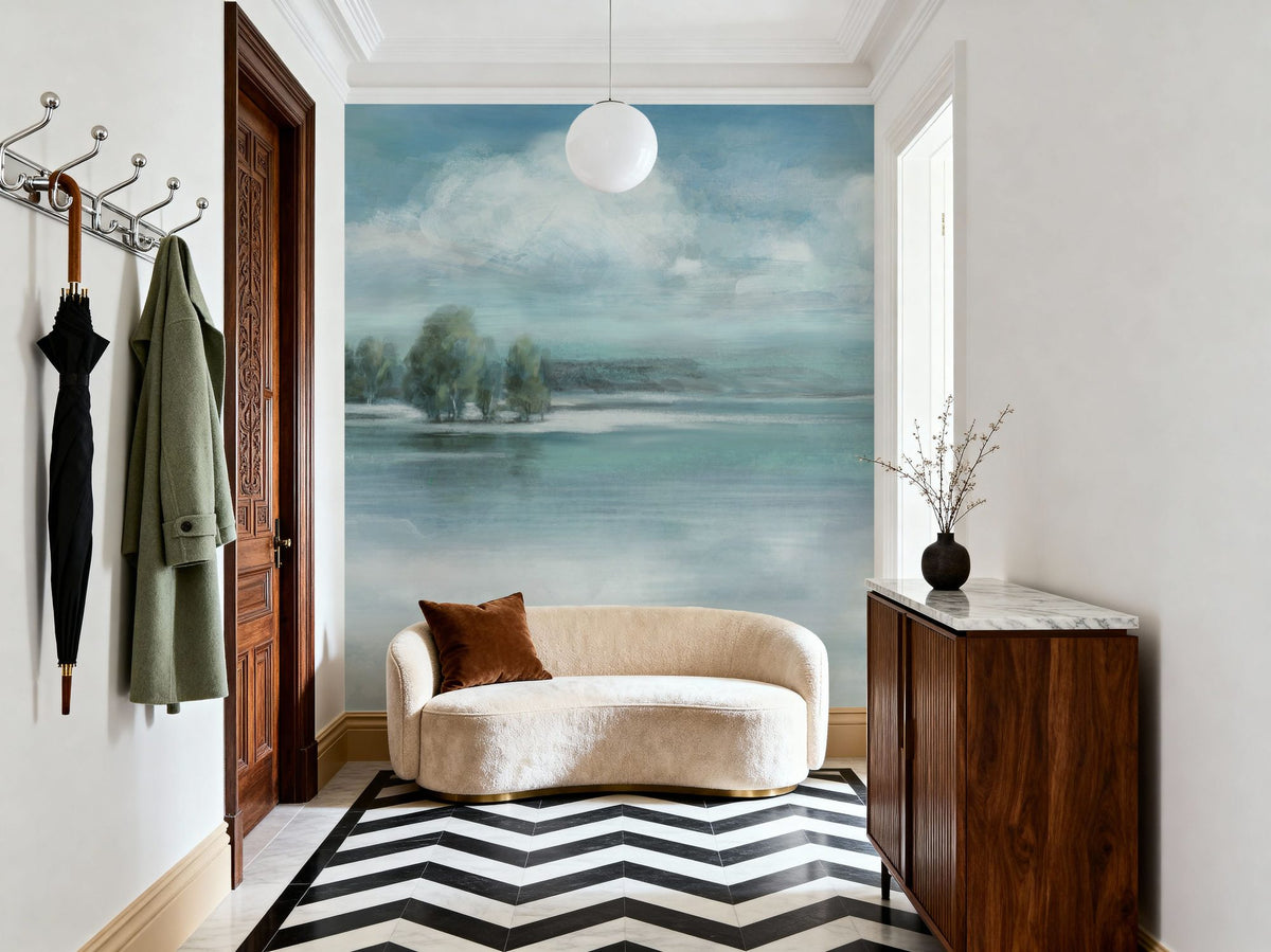 Cloud Horizon Mural Wallpaper - room preview 04