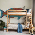 Polynesian Fish Mural Wallpaper - room preview 04