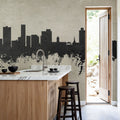 Port Elizabeth South Africa Skyline Concrete Mural Wallpaper - room preview 04