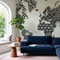 Kami Map Mural Wallpaper - room preview 04