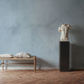 Stucco, Ice Blue Mural Wallpaper - room preview 04