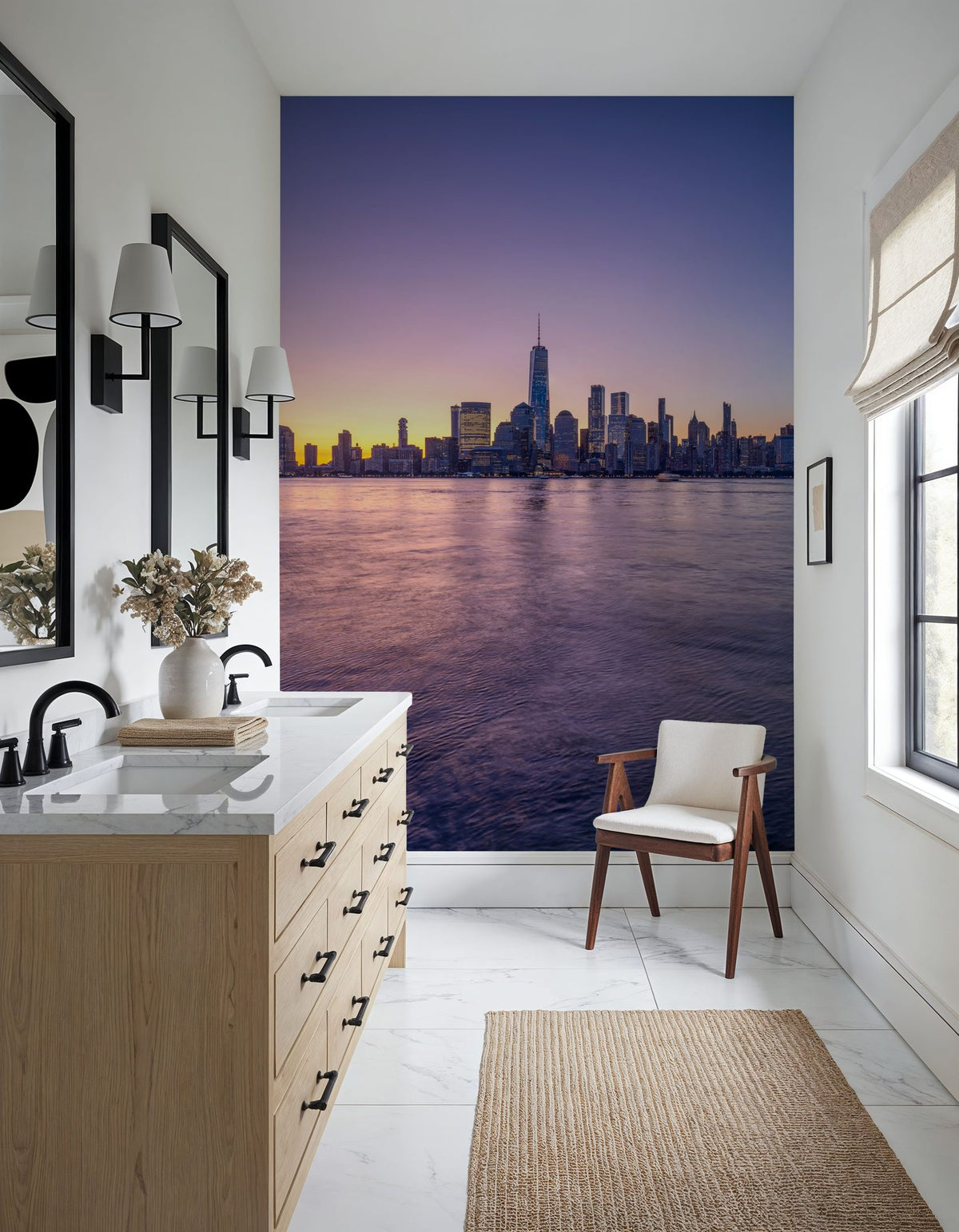 One World Sunrise Mural Wallpaper - room preview 04