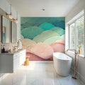 Abstract Petals Mural Wallpaper - room preview 04
