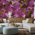 Watercolor Geometry Mural Wallpaper - room preview 04