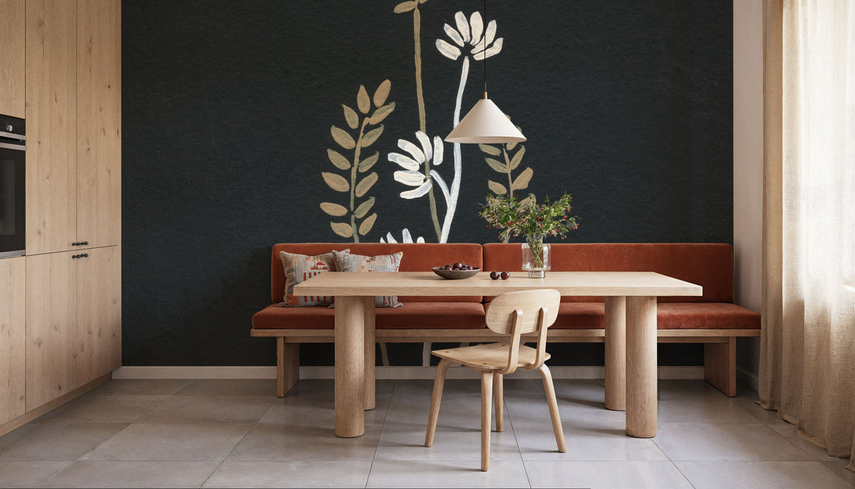Petite Floral II Mural Wallpaper - room preview 04