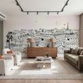 Paris Rooftops Mural Wallpaper - room preview 04