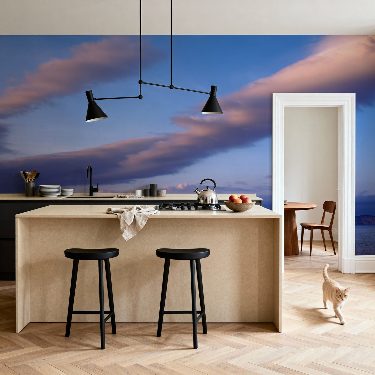 Coastal Serenity Mural Wallpaper - room preview 04