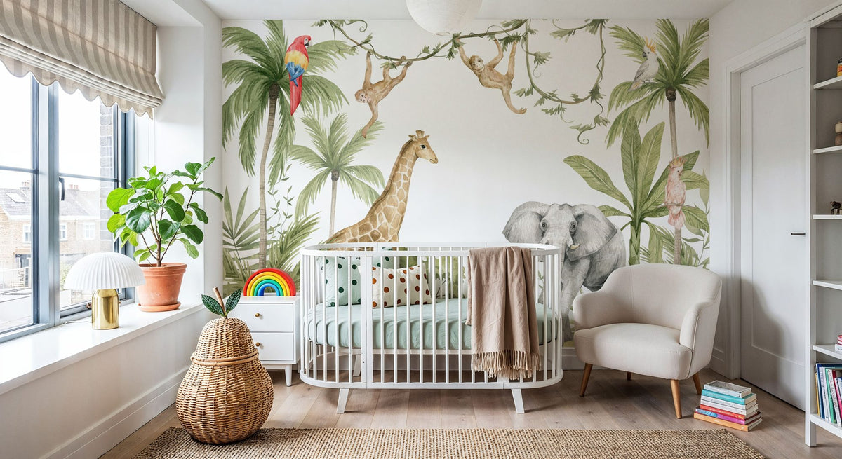 Mighty Jungle Mural Wallpaper - room preview 04