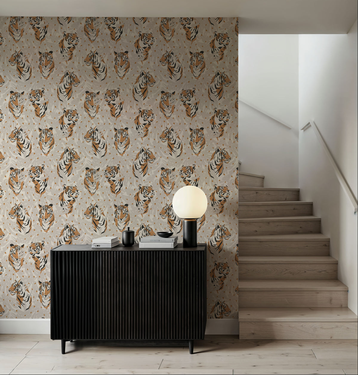 Tiger of Kanha Mural Wallpaper - room preview 04