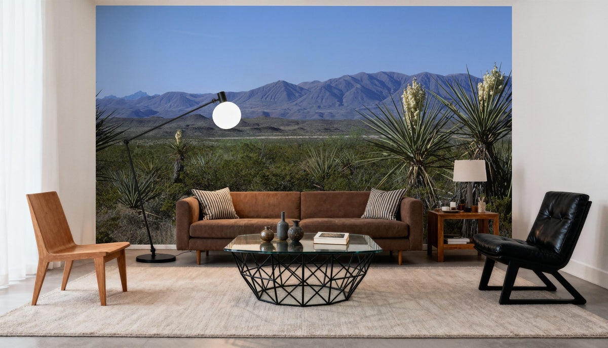 Desert Yucca Vista Mural Wallpaper - room preview 04