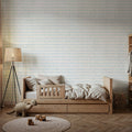 Coastal Leaning Light Blue Mural Wallpaper - room preview 04