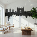 Peterborough England Skyline Black & White Mural Wallpaper - room preview 04
