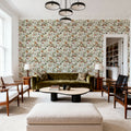 Forest Mushrooms, Light Mural Wallpaper - room preview 04