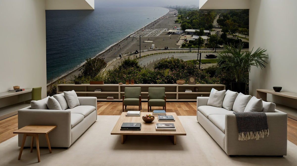 Coastal Promenade Mural Wallpaper - room preview 04