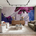 Mystical Woman I Mural Wallpaper - Purple Tone - room preview 04