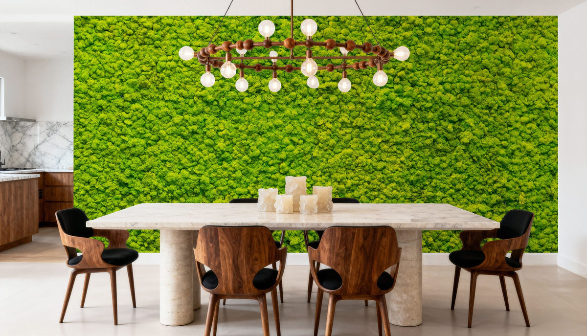 Moss Mat Mural Wallpaper - room preview 04