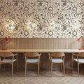 Pop Letter Marks, Coffee Mural Wallpaper - room preview 04
