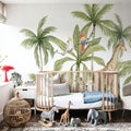 Palm Tree Hideaway Mural Wallpaper - room preview 04