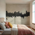 Granada Spain Skyline Concrete Mural Wallpaper - room preview 04