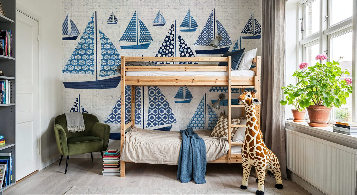 Sunday on the Coast I Mural Wallpaper - room preview 04