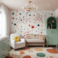 Stars and Stripes V Mural Wallpaper - room preview 04