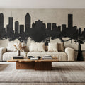 Montreal Canada Skyline Concrete Mural Wallpaper - room preview 04