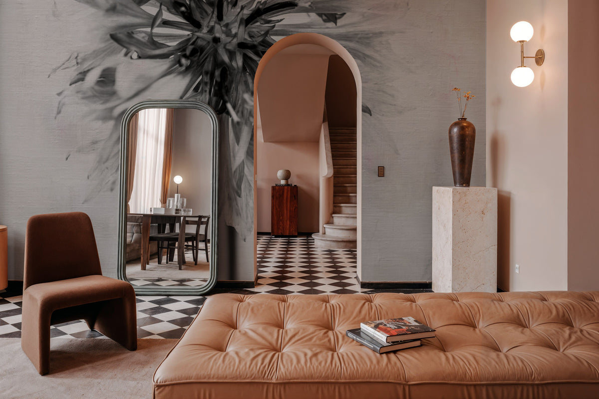 Wonderful Wildflowers X Neutral Mural Wallpaper - room preview 04