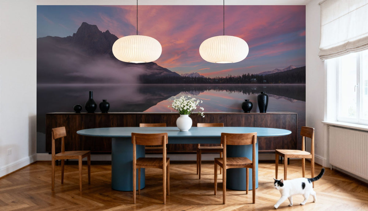 Emerald Lake Mural Wallpaper - room preview 04
