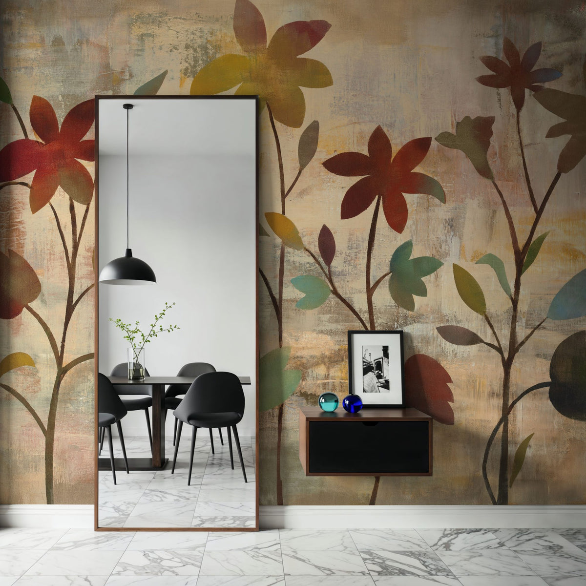 Rainbow Garden Mural Wallpaper - room preview 04