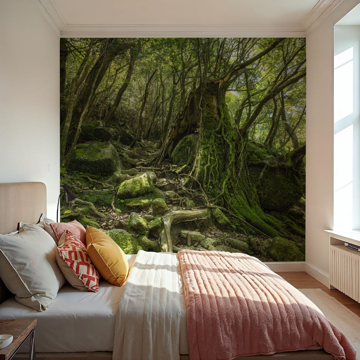 Moss Forest Mural Wallpaper - room preview 04