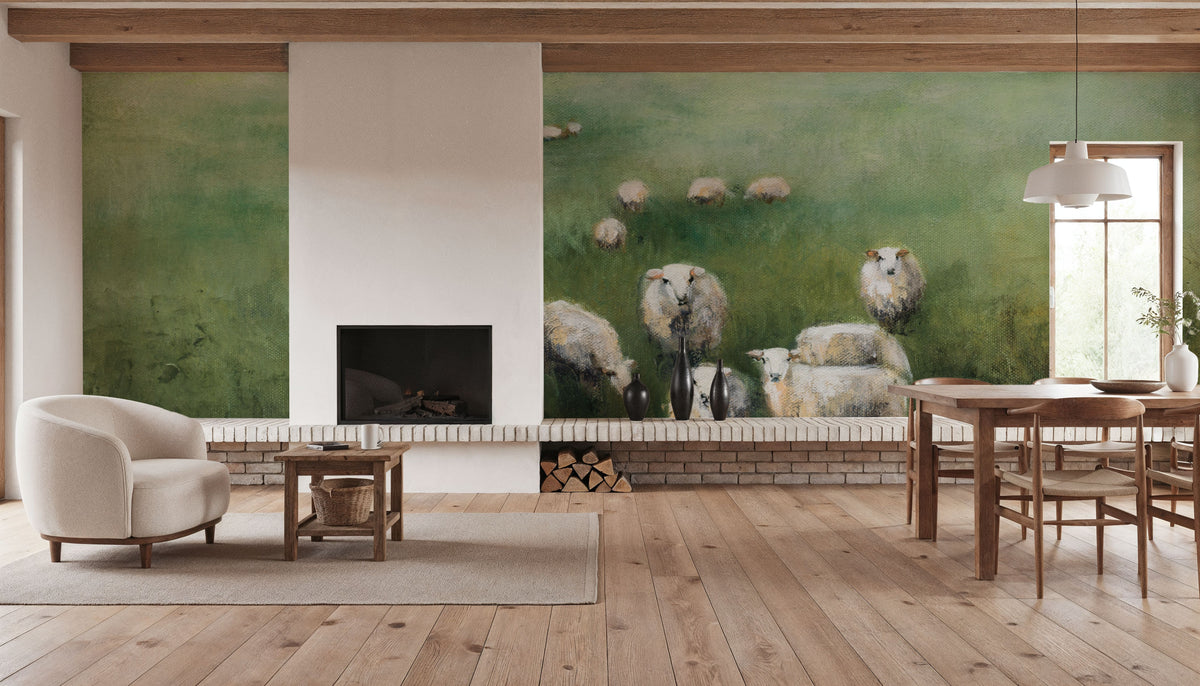 Field Day Mural Wallpaper - room preview 04