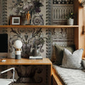 Flower Mountain, Muted Mural Wallpaper - room preview 04