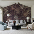 Foliage Study - Dark Plum Mural Wallpaper - room preview 04