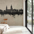 Truro England Skyline Concrete Mural Wallpaper - room preview 04