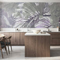 High Grunge Leaves Mural Wallpaper - Edition 4 - room preview 04