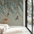 Willow & Birds, Pistachio Mural Wallpaper - room preview 04