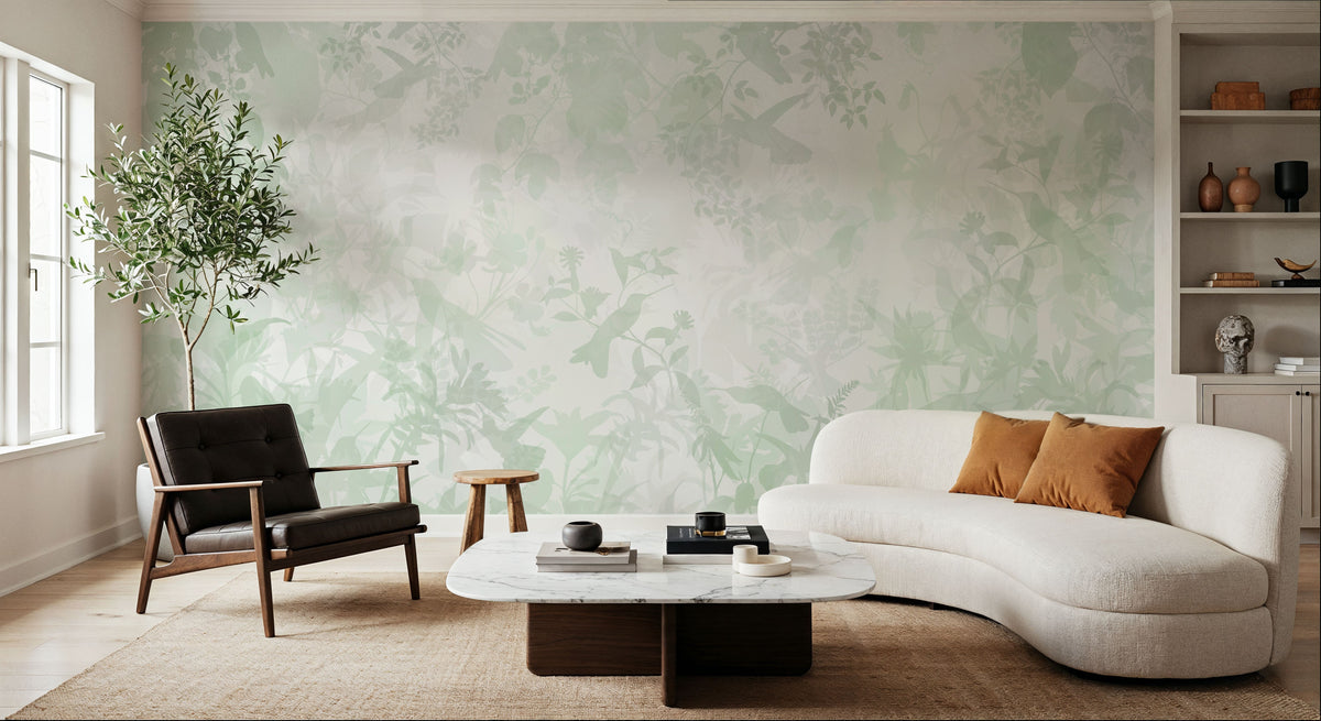 Watermark Birds Mural Wallpaper - Edition 4 - room preview 04