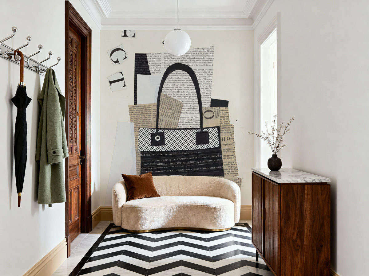 Paper Bag I Mural Wallpaper - room preview 04